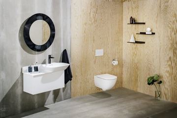 LAUFEN LAURIN umyvadlová stojánková baterie, Eco+, matná černá HF500704428000 Obrázek - fotka