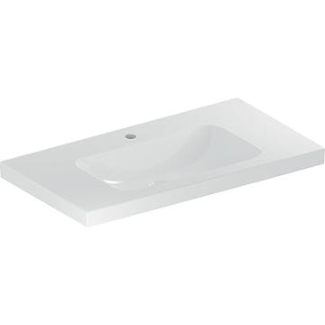 GEBERIT ICON LIGHT umyvadlo 90 cm, s otvorem pro baterii, bez přepadu, KeraTect