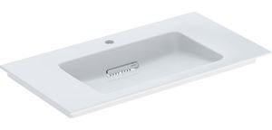 GEBERIT ONE umyvadlo 90 cm, s otvorem pro baterii a skrytým přepadem, KeraTect