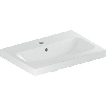 GEBERIT ICON LIGHT umyvadlo 60 cm, s otvorem pro baterii a přepadem, KeraTect