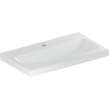 GEBERIT ICON LIGHT umyvadlo 75 cm, s otvorem pro baterii, bez přepadu, KeraTect