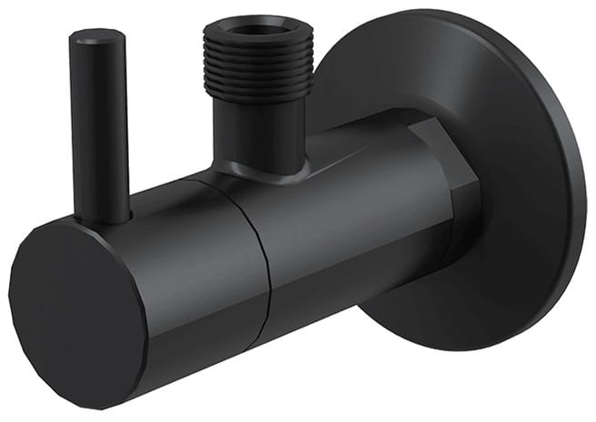 ALCA rohový ventil 1/2"x3/8", s filtrem, matná černá ARV001-BLACK Obrázek - Hlavní obrázek