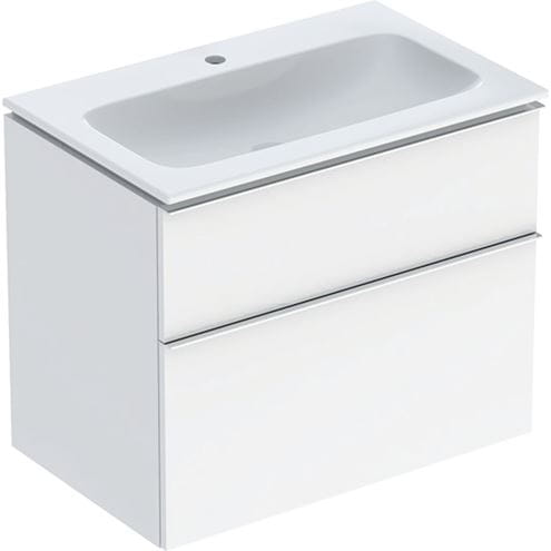 GEBERIT ICON skříňka s umyvadlem 75x48x63 cm, 2 zásuvky, KeraTect, lesklá bílá 502.332.01.2 Obrázek - Hlavní obrázek