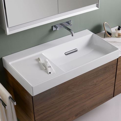 GEBERIT ONE umyvadlo 90 cm, skrytý přepad, KeraTect 505.044.00.1 Obrázek - fotka