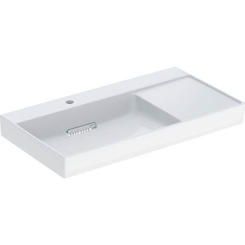 GEBERIT ONE umyvadlo 90 cm, s otvorem pro baterii vlevo, skrytý přepad, KeraTect 505.039.00.1 Obrázek - Hlavní obrázek