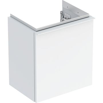 GEBERIT ICON skříňka pod umývátko 37x27,9x41,5 cm, 1 dvířka, panty vlevo, lesklá bílá
