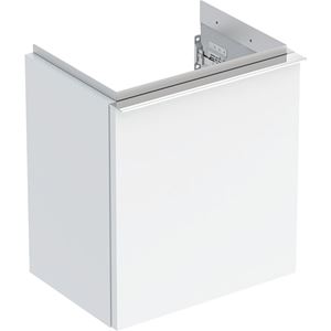 GEBERIT ICON skříňka pod umývátko 37x27,9x41,5 cm, 1 dvířka, panty vlevo, lesklá bílá