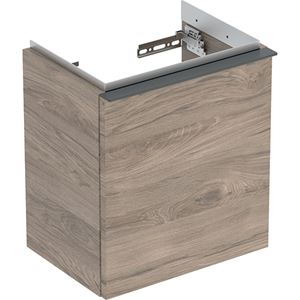 GEBERIT ICON skříňka pod umývátko 37x27,9x41,5 cm, 1 dvířka, panty vpravo, ořech hickory