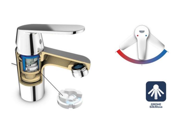 GROHE EURODISC COSMOPOLITAN S umyvadlová stojánková baterie, chrom 3246920E Obrázek - fotka