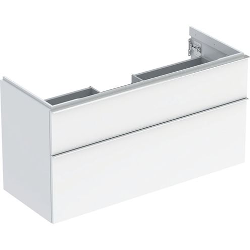 GEBERIT ICON skříňka pod umyvadlo 118,4x47,6x61,5 cm, 2 zásuvky, lesklá bílá 502.306.01.2 Obrázek - Hlavní obrázek