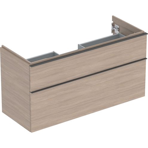 GEBERIT ICON skříňka pod umyvadlo 118,4x47,6x61,5 cm, 2 zásuvky, dub 502.306.JH.1 Obrázek - Hlavní obrázek