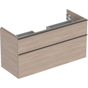 GEBERIT ICON skříňka pod umyvadlo 118,4x47,6x61,5 cm, 2 zásuvky, dub
