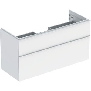 GEBERIT ICON skříňka pod umyvadlo 118,4x47,6x61,5 cm, 2 zásuvky, matná bílá