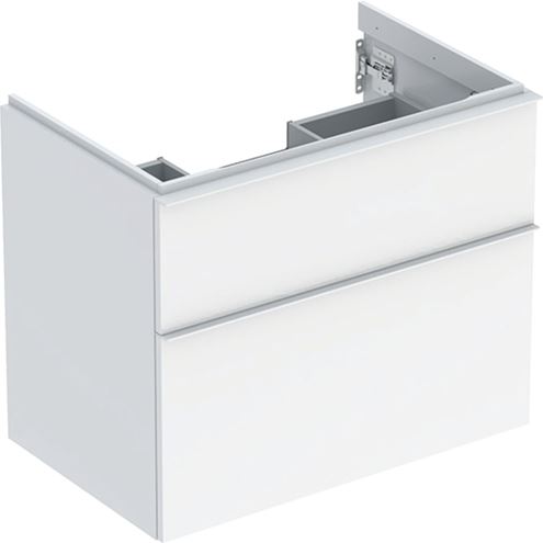 GEBERIT ICON skříňka pod umyvadlo 74x47,6x61,5 cm, 2 zásuvky, lesklá bílá 502.304.01.1 Obrázek - Hlavní obrázek
