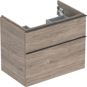 GEBERIT ICON skříňka pod umyvadlo 74x47,6x61,5 cm, 2 zásuvky, ořech hickory