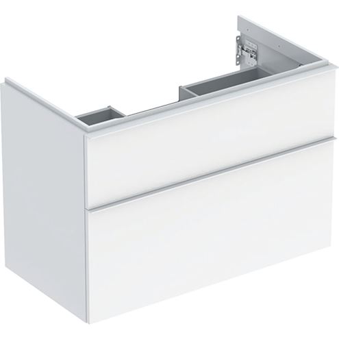 GEBERIT ICON skříňka pod umyvadlo 88,8x47,6x61,5 cm, 2 zásuvky, lesklá bílá 502.305.01.1 Obrázek - Hlavní obrázek