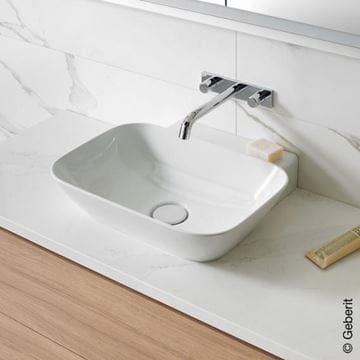 GEBERIT ONE umyvadlo na desku 50 cm, bez přepadu, KeraTect 505.040.01.6 Obrázek - fotka