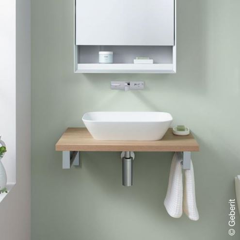 GEBERIT ONE umyvadlo na desku 50 cm, bez přepadu, KeraTect 505.040.01.6 Obrázek - fotka