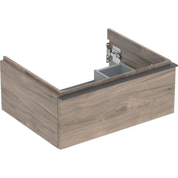 GEBERIT ICON skříňka pod umyvadlo 59,2x47,6x24,7 cm, 1 zásuvka, ořech hickory