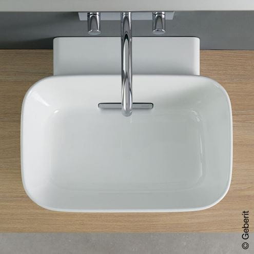 GEBERIT ONE umyvadlo na desku 50 cm, skrytý přepad, KeraTect 505.050.00.1 Obrázek - fotka