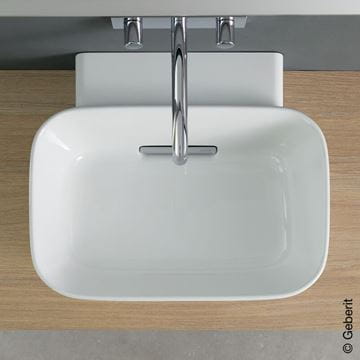 GEBERIT ONE umyvadlo na desku 50 cm, skrytý přepad, KeraTect 505.050.00.1 Obrázek - fotka