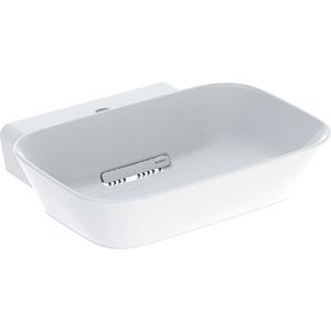 GEBERIT ONE umyvadlo na desku 50 cm, s otvorem pro baterii, skrytý přepad, matná bílá