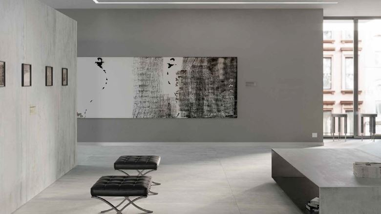 CENTURY TITAN dlažba 80x80 cm, metal efekt, platinum 107229 Obrázek - fotka
