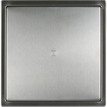 HACO vanová dvířka 200x200 mm, kartáčovaná nerez ocel