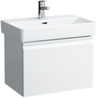 LAUFEN PRO S skříňka pod umyvadlo 55x37x39,2 cm, 1 zásuvka, s organizérem, lesklá bílá H4830320954751 Obrázek - Hlavní obrázek