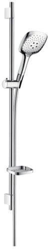 HANSGROHE RAINDANCE SELECT E 150 3JET sprchová souprava 4-dílná, ruční sprcha 150x150 mm, 3 proudy, tyč, hadice, mýdlenka, chrom 27857000 Obrázek - Hlavní obrázek