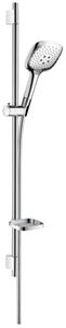 HANSGROHE RAINDANCE SELECT E 150 3JET sprchová souprava 4-dílná, ruční sprcha 150x150 mm, 3 proudy, tyč, hadice, mýdlenka, chrom