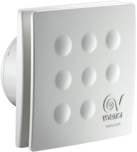 VORTICE PUNTO FOUR MFO 120/5" T axiální ventilátor 120 mm, nástěnný/stropní, s časovačem a zpětnou klapkou 11148 Obrázek - Hlavní obrázek