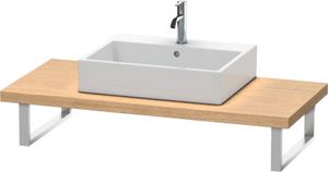 CONCEPT 450 deska pod umyvadlo s výřezem 120x55x4,5 cm, dub evropský