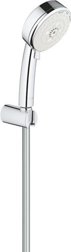 GROHE NEW TEMPESTA COSMOPOLITAN 100 sprchová souprava 3-dílná, ruční sprcha pr. 100 mm, 3 proudy, hadice, držák, Water Saving, chrom 27588002 Obrázek - Hlavní obrázek