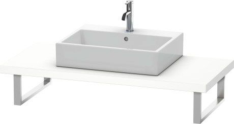 CONCEPT 450 deska pod umyvadlo s výřezem 120x55x4,5 cm, matná bílá XB009F01818 Obrázek - Hlavní obrázek