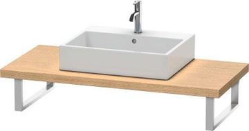 CONCEPT 450 deska pod umyvadlo s výřezem 120x55x4,5 cm, dub evropský
