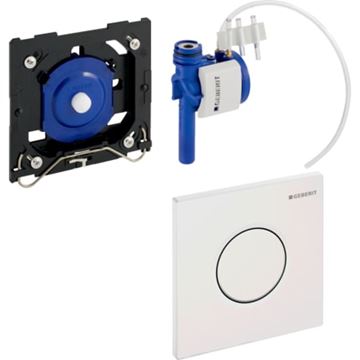 GEBERIT 01 ROUND ovládací tlačítko splachování pro pisoár, plast, lesklý chrom 116.011.21.5 Obrázek - fotka