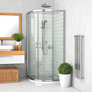 ROTH LEGA LINE LLR2/800 sprchový kout 80x80 cm, R550, posuvné dveře, brillant/sklo transparent