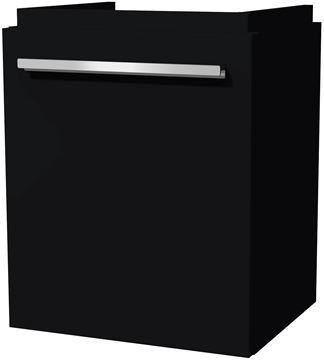 VILLEROY & BOCH VERITY DESIGN 2.0 skříňka pod umývátko 43,5x36,2x54 cm, 1 dvířka, panty vpravo, Black Matt