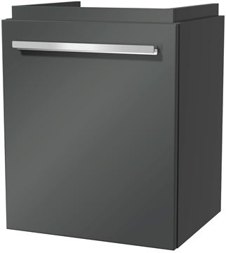 VILLEROY & BOCH VERITY DESIGN 2.0 skříňka pod umývátko 43,5x36,2x54 cm, 1 dvířka, panty vpravo, Glossy Grey