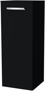 VILLEROY & BOCH VERITY DESIGN 2.0 nízká skříňka 35x34,3x88,8 cm, 1 dvířka, panty vpravo, Black Matt