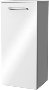 VILLEROY & BOCH VERITY DESIGN 2.0 nízká skříňka 40x34,3x88,8 cm, 1 dvířka, panty vpravo, Glossy White