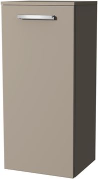 VILLEROY & BOCH VERITY DESIGN 2.0 nízká skříňka 40x34,3x88,8 cm, 1 dvířka, panty vpravo, Sandgrey Matt