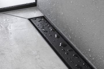 HANSGROHE 800 RAINDRAIN MATCH vrchní sada sprchového žlabu, s výškově stavitelným rámem, matná černá 56038670 Obrázek - fotka