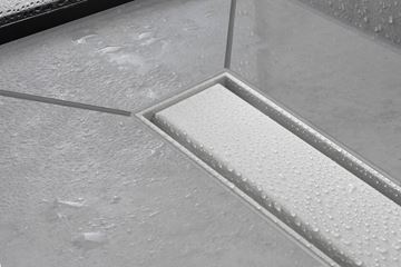 HANSGROHE 800 RAINDRAIN MATCH vrchní sada sprchového žlabu, s výškově stavitelným rámem, matná černá 56038670 Obrázek - fotka