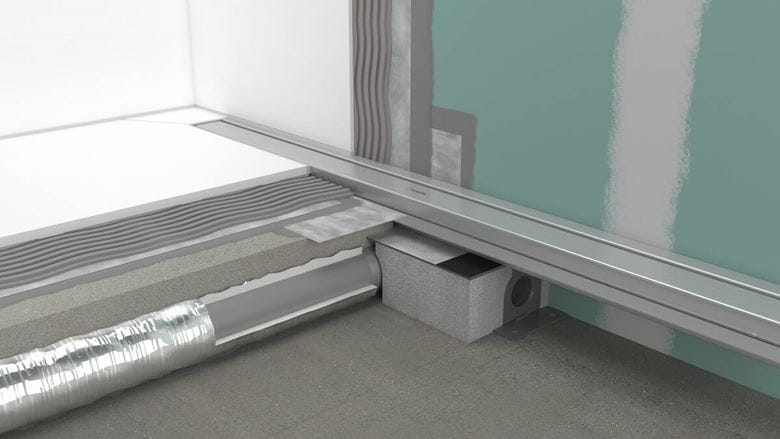 HANSGROHE 800 RAINDRAIN MATCH vrchní sada sprchového žlabu, s výškově stavitelným rámem, matná černá 56038670 Obrázek - fotka