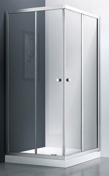 EASY NEO T54290 sprchový kout 90x90 cm, rohový vstup, posuvné dveře, chrom/sklo transparent