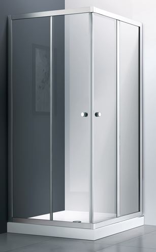EASY NEO T54290 sprchový kout 90x90 cm, rohový vstup, posuvné dveře, chrom/sklo transparent T54290 Obrázek - Hlavní obrázek