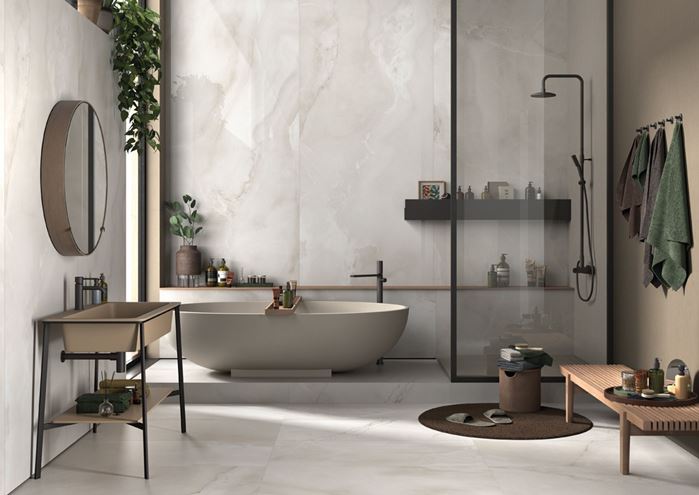 IMOLA THE ROOM dlažba 60x120 cm, mat, onyx white absolute ABS WH6 12 RM Obrázek - fotka