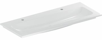 GEBERIT ICON umyvadlo 120 cm, se 2 otvory pro baterie, bez přepadu